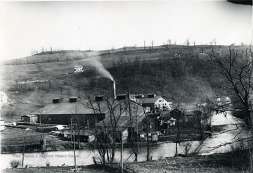 Factory at Marilla in Morgantown, W. Va. Located near Decker's Creek.