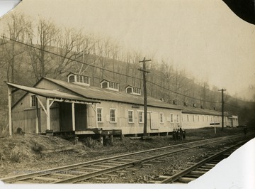 The Old Broom Factory at Valley Crossing, on the M and K Railroad, in Morgantown, West Virginia.