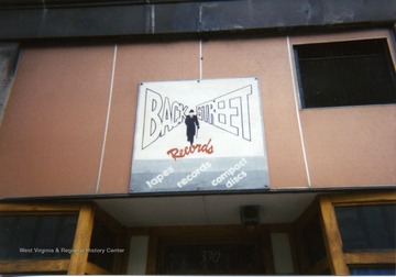 Back Street Records located in Morgantown, W. Va. 'Winter of 1999' 