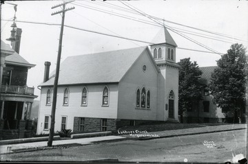 View of the Lutheran Church located in Morgantown, W. Va. 