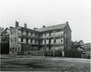 'Built in 1829-1830.  French's Tavern was located on southwest corner of Chaplaine and Fourteenth St.'
