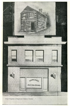 'Site of the Fort Henry Powderhouse is now occupied by Morgan's Butter Store.'