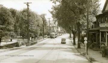 Cooperative Transit Car traveling on W. Va. Route 40 / U. S. Route 250.