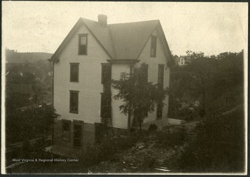 'H. Huggins and later S. P. Mitches E. Morg. home.'