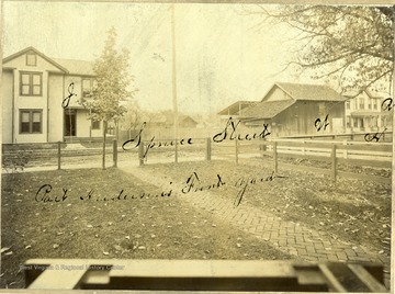 'Part of Henderson's Front Yard. C. S. R. No. 1 Filed with deposition of C. S. Rogers, Nov. 23, 1893. I. G. Lazell, Chair.'