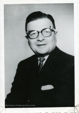 A portrait of Rabbi Herbert Wilner of the Hillel Foundation of West Virginia University.
