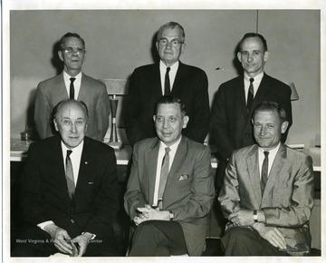 Councilman Otis Shahan (bottom row, cneter) and Mayor Arthur W. Buehler (bottom row, left) pose with other City Council members.