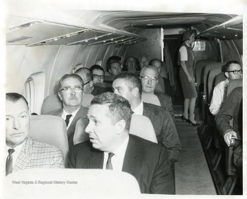 Front Row: left, C. Glen Zinn; right, Paul Price.  Back Row: left, Arthur Buehler; Man in Glasses on the right is Glenn Thorn.