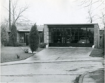 A photo of Wiles Hill Sub-Station. Morgantown country club in the background.
