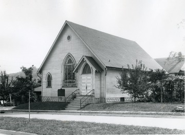 An outside view of the Christian and Missionary Alliance Church on the corner of Arch Street and Reay Alley.