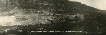 Hawk's Nest Dam tunnel project at Gauley Junction.