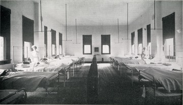 Patients in the Colored Ward at Miners' Hospital Number 2 in Fayette County.