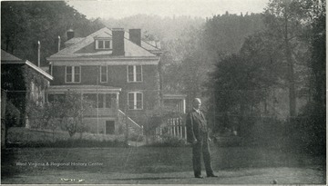 View of the main building of McKendree Emergency Hospital. McKendree Hospital No. 2 'Number of patients treated during June, 1930 was 247.' The superintendent was M. V. Godbey, M. D. This institution is located at McKendree, Fayette County, and is reached by the Chesapeake and Ohio Railroad.