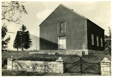 'Christ Episcopal Church, oldest Episcopal Church in state, formerly Morgan Chapel, at Bunker Hill in Berkeley County. Morgan Morgan, the first settler is buried here.' Chapter 6, page 55.