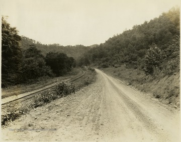 'One half mile west of Lenore, W. Va. looking south, August 26. 1932.'