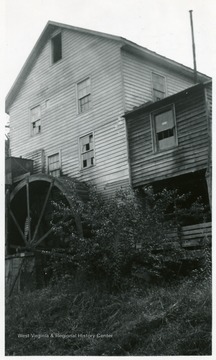 View of mill at the head of Rich Creek once owned by Christian Peters.