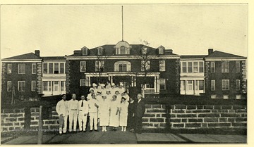 'Fairmont Hospital No. 3, C.O. Henry, M.D. Acting Superintendent. This institution is located at Fairmont, Marion County, and is reached by the Baltimore and Ohio Railroad, and by the lines of the Monongahela Valley Traction Company.'