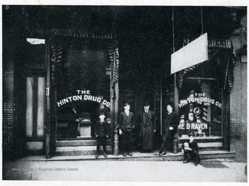 One of Hinton's early drug stores.