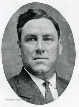A portrait of E.L. Cutlip, Attorney at Law, possibly a member of Board of Education Fork Lick District in Webster County, West Virginia.