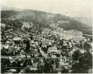 Aerial view of Hambleton in Tucker County.