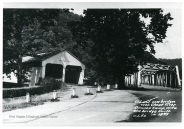 Old bridge built in 1835, Camp Dawson.