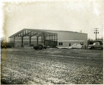 View of Shedlow Bronze plant under construction, located on Morgantown Street.
