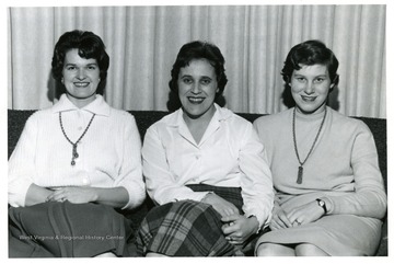 Pictured left to right; Mrs. James Wilkinson (secretary-publicity director), Mrs. Thomas Saul (county chairwoman) and Mrs. Robert Knight (fund raising chairwoman). 