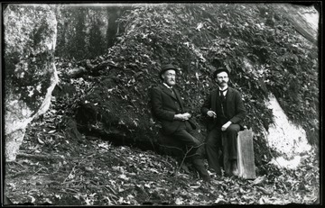 Portrait of the two men possibly at Bruceton Mills.