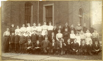 Margaret Donaldson was the Teacher.  Jack Blaney is the boy next to the teacher in the back row.