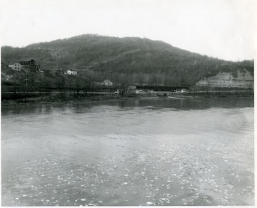 Distant view of Jimtown across the river.