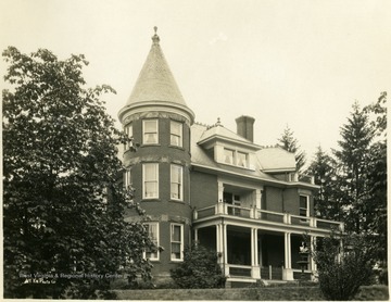 View of former senator C. H. Scott's residence in Elkins.