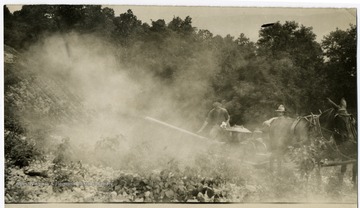 'Pioneer work in evaluating dust vs. spray done at W. V. U.'