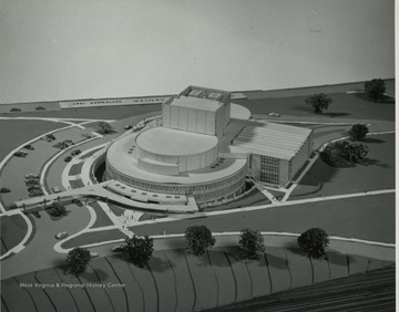 Architects drawing of the CAC.
