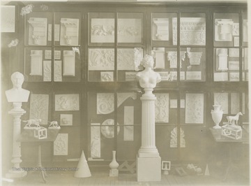 Drawing room in Chitwood Hall originally called Science Hall.  Eva Hubbard taught drawing in 1897.