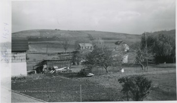 'Bulldozers at work on the top of hill for the Medical School.'