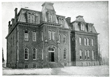 University Hall, now called Woodburn Hall, West Virginia University from Greater Morgantown and its Environments, 1902.