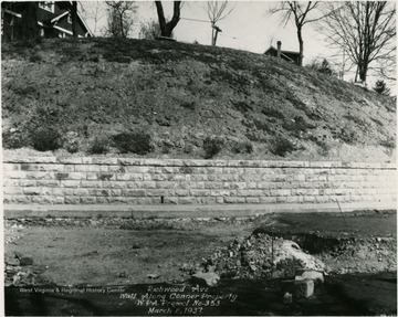 Works Progress Administration Project Number 353. Wall constructed by Pietro Company.