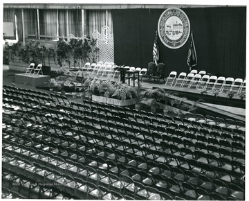 Seating for graduating class.