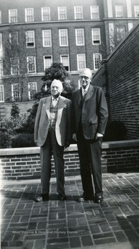 Professors in  Department of History pose on the WVU campus.