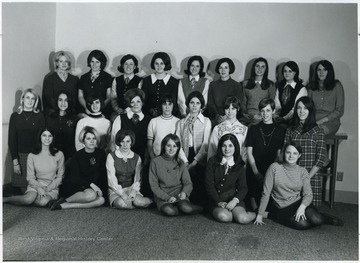 Posed group portrait of the Junior Dental Hygienists.