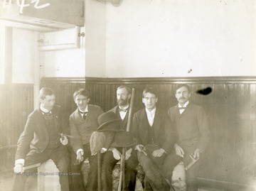 Left to right: Cole, Davis, Leach, Laughead, Bruner.