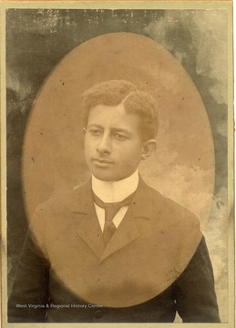 Portrait of African-American student, George Crane.  