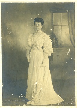 Portrait of African-American student Mary V. Wills-Livingstone.