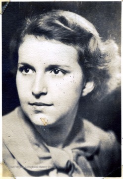 Portrait of Miss Neva Tucker, 'Mrs. Lakey,' of the English Department.