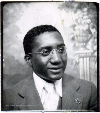 Portrait of African-American Teacher at Storer College from about 1938 to 1940.
