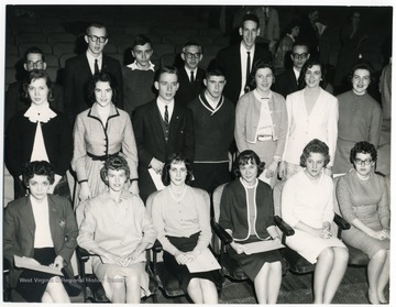 Seated in front row fourth from left is Kay Biddle.