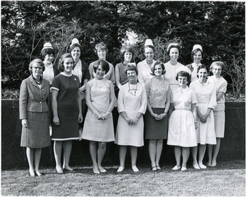 Back Row (left to right): Mrs. B. Thomas, Miss P. Boso, Mrs. D. Shivertaker, Mrs. B. Brown, Miss E. O'Kelley, Mrs. P. Diehl, Mrs. B. Haas; Front Row (left to right): Miss E. O'Connell, Miss B. Bender, Mrs. K. Miller, Miss G. McKinney, Mrs. P. Turner, Miss C. Long, Mrs. F. Stenger, Mrs. R. Payne.