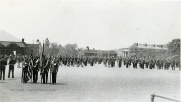 Cadets in Drill Field.