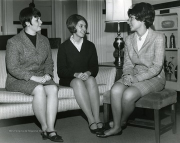 YWCA Officers: Cheryl Reeves (V.P.), Mary Ann Hoover (Sec.) and Harnet Ringstaff (Pres.)