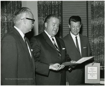 Left to right: Don Bond, Jas. Harlow, and Harry B. Heflin. 